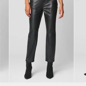 BLANKNYC Faux Leather Straight Leg Pant